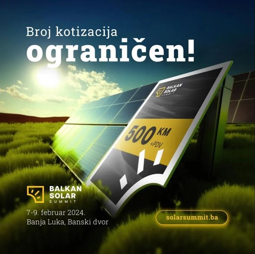 Balkan Solar Summit od 7. do 9. februara